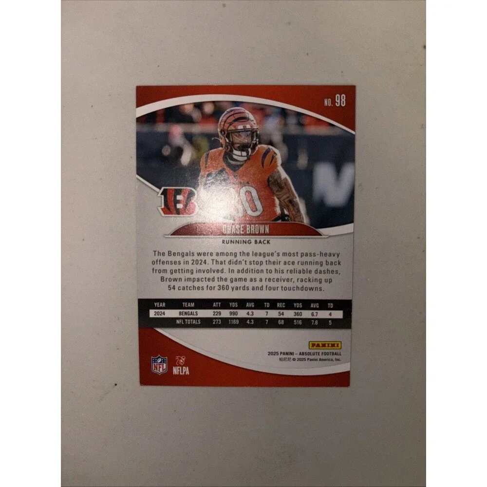 Lot Of 4 Bengals Sports Cards